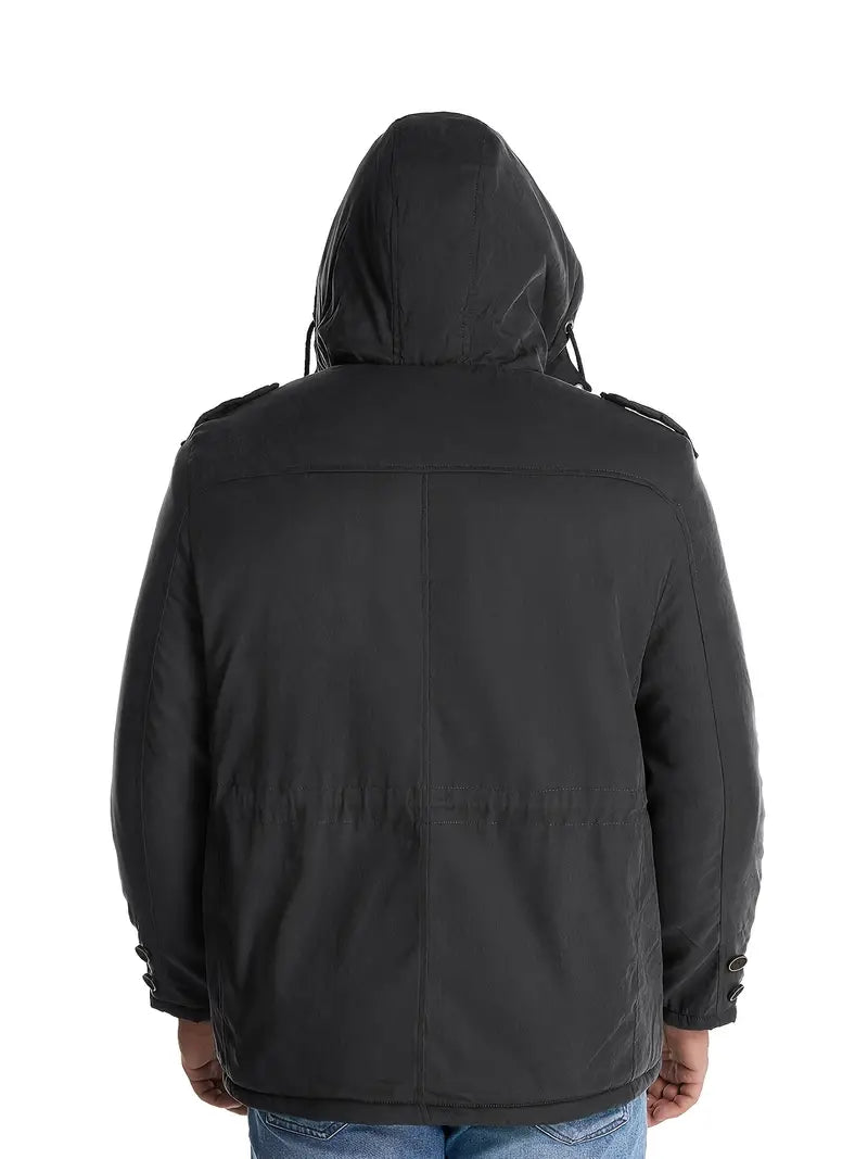 WW | HerrenWinterjacke mit Kapuze und Taschen