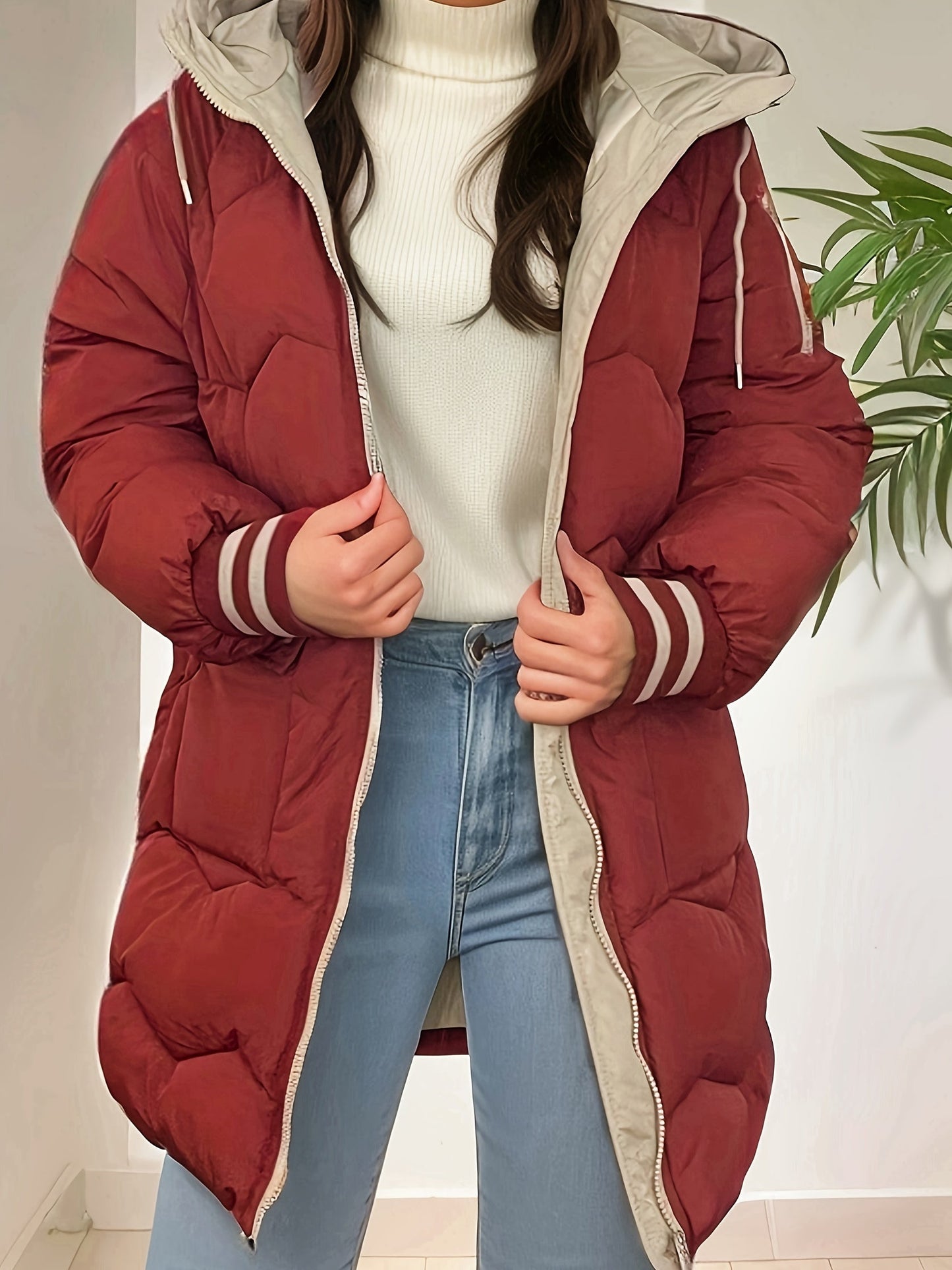 WW |  Warme Winter-Pufferjacke für Damen