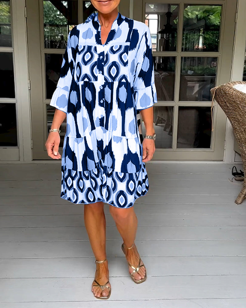 Frances - Half Sleeve Casual Dress