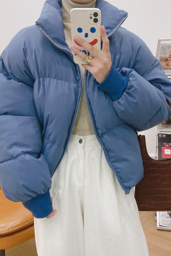 WW | and versatile slim-fit loose short cotton jacket