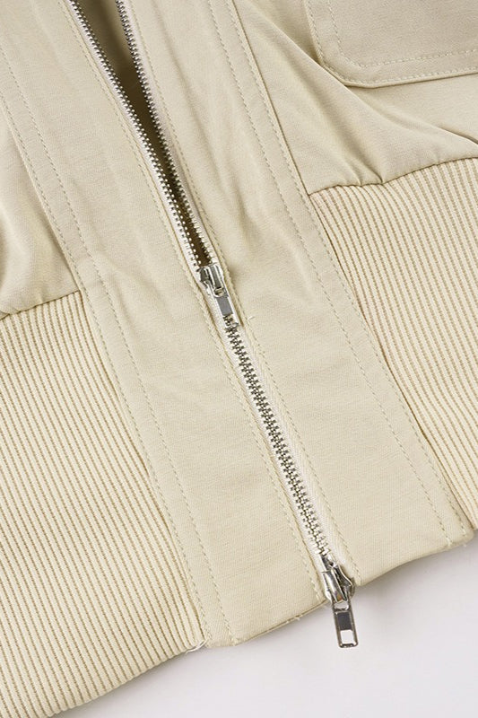 WW | Belted Stand-Up Collar Jacket