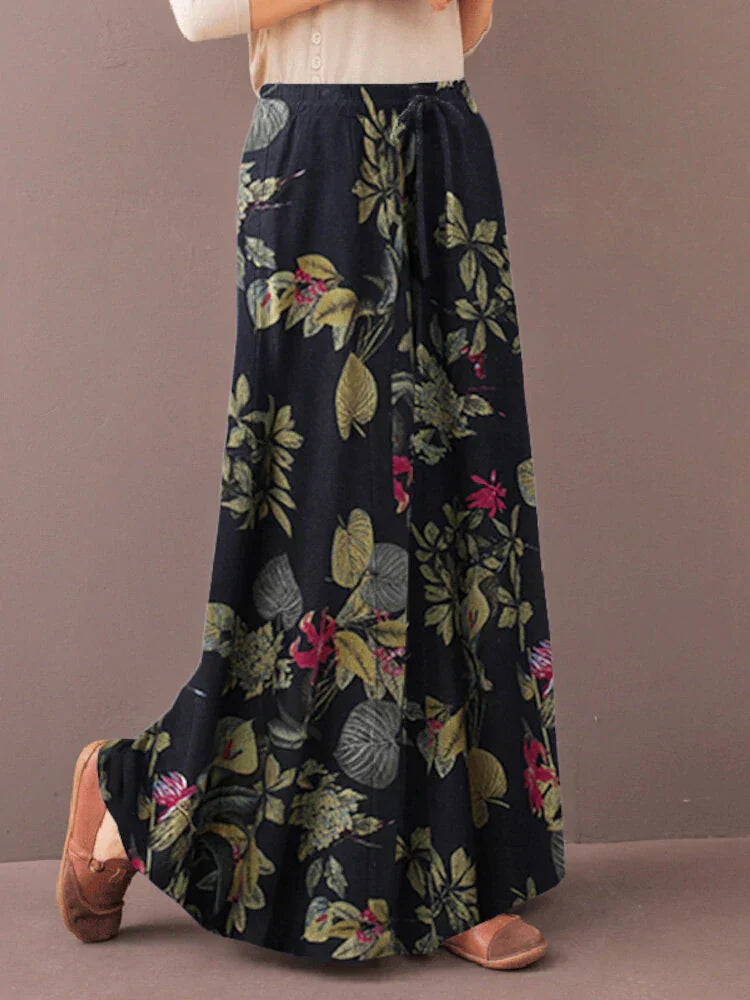 WW | Schicke Lockere Hosen mit Blumenmuster