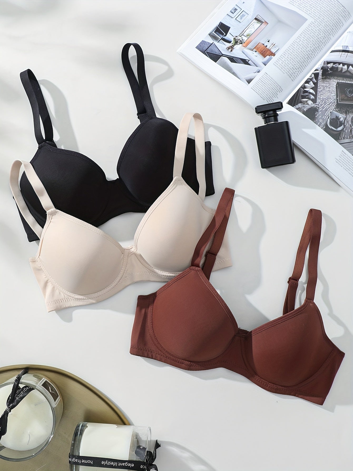 WW | 3 Teilig Nahtlos Anti Ablehnung Push up Bh