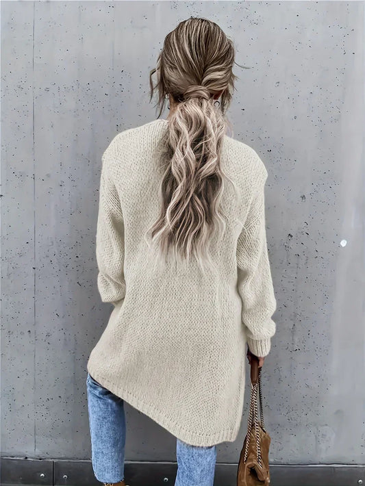 WW | mittellanger Cashmere Strickcardigan für Damen - Perfekt für den Alltag