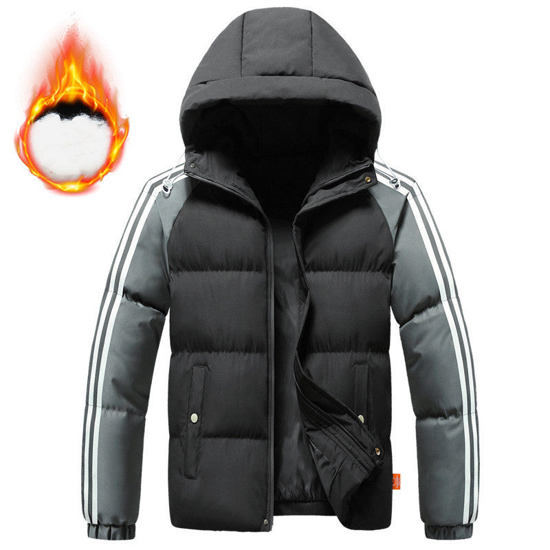 WW | Herren Kapuzen Winterjacke mit Futter
