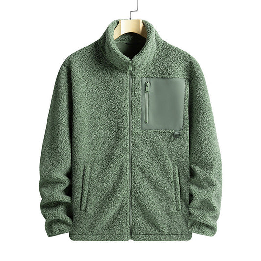 WW | Men's Fleece Jacket with Collar
