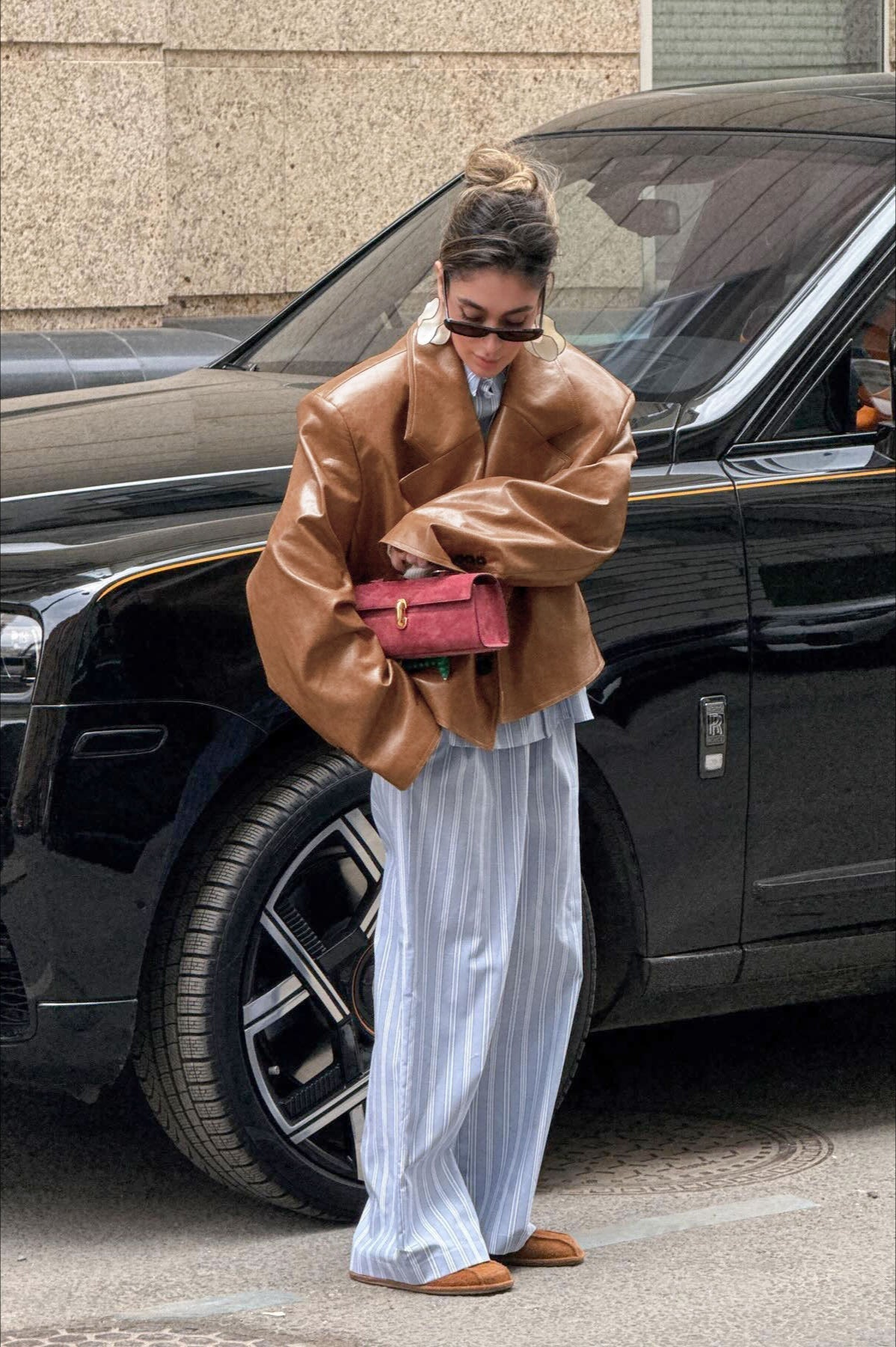 WW | Stil PU Lederjacke