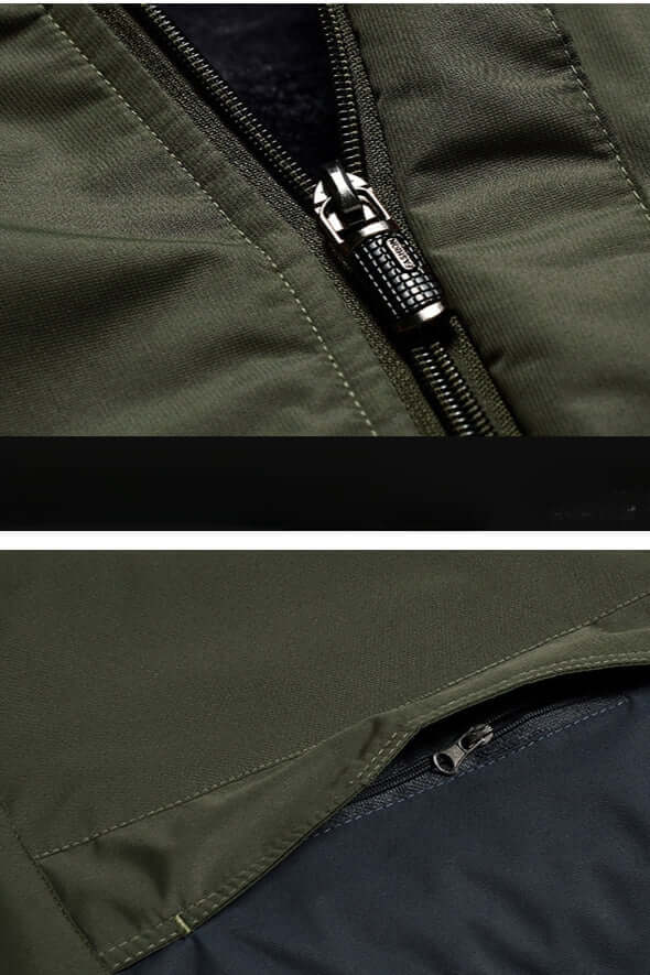 WW | Herren wasserdichte fleecegefütterte Winterjacke