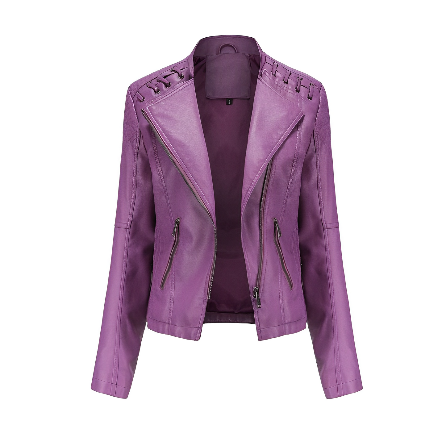 WW Allrounder: The ElegantAura Leather Jacket