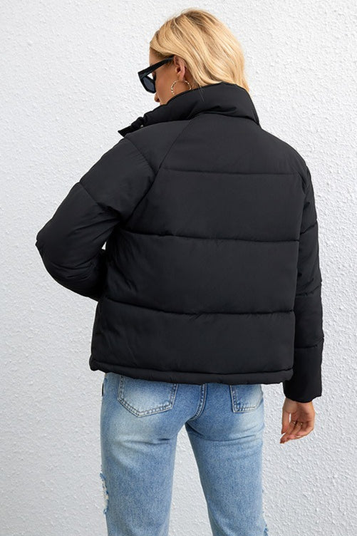 WW | Stand Collar Loose Puffer Jacket