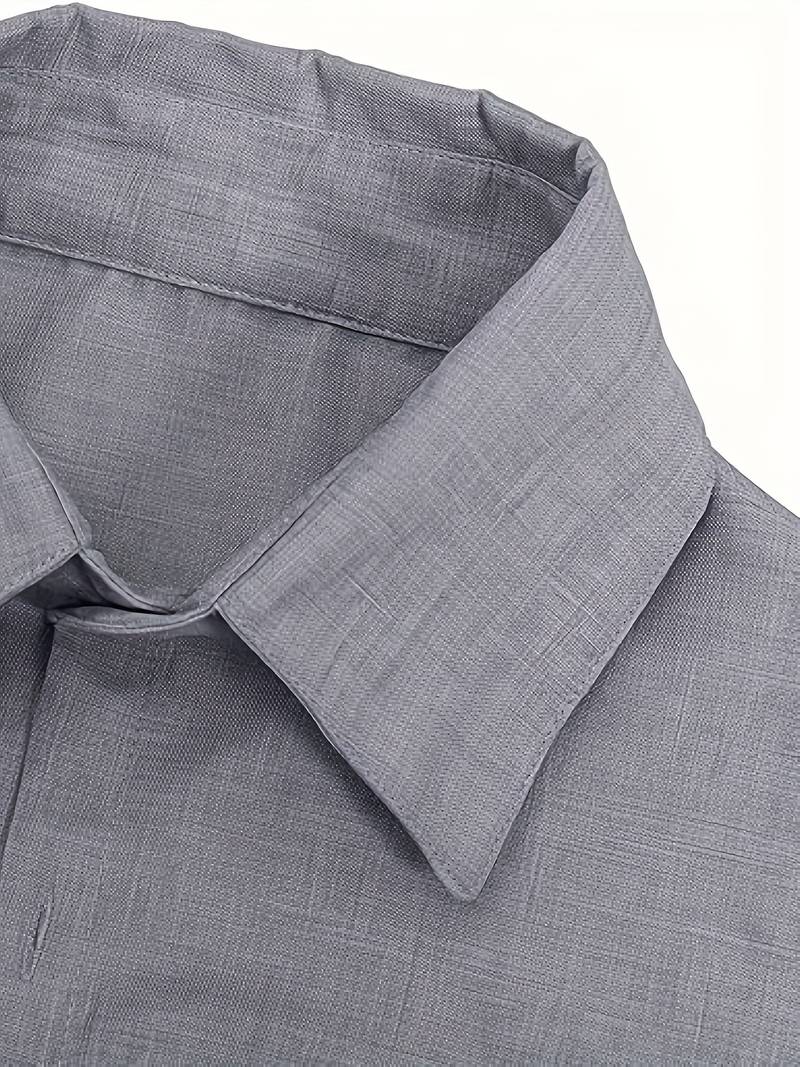 WW | Men's Classic Casual Button-Down Short Sleeve Shirt