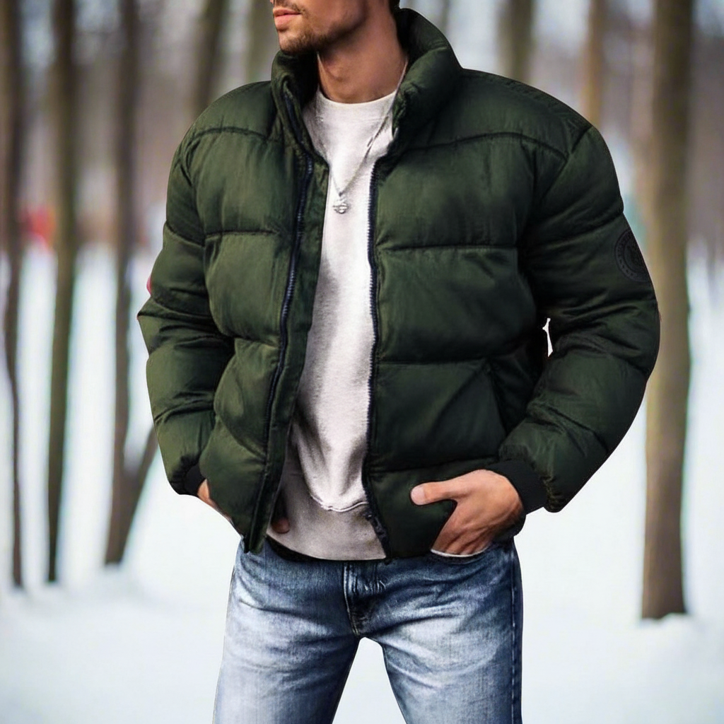 WW | Daunenjacke - Isolierend und Leicht - Hoher Kragen - Gestepptes Design - Winddicht und Warm