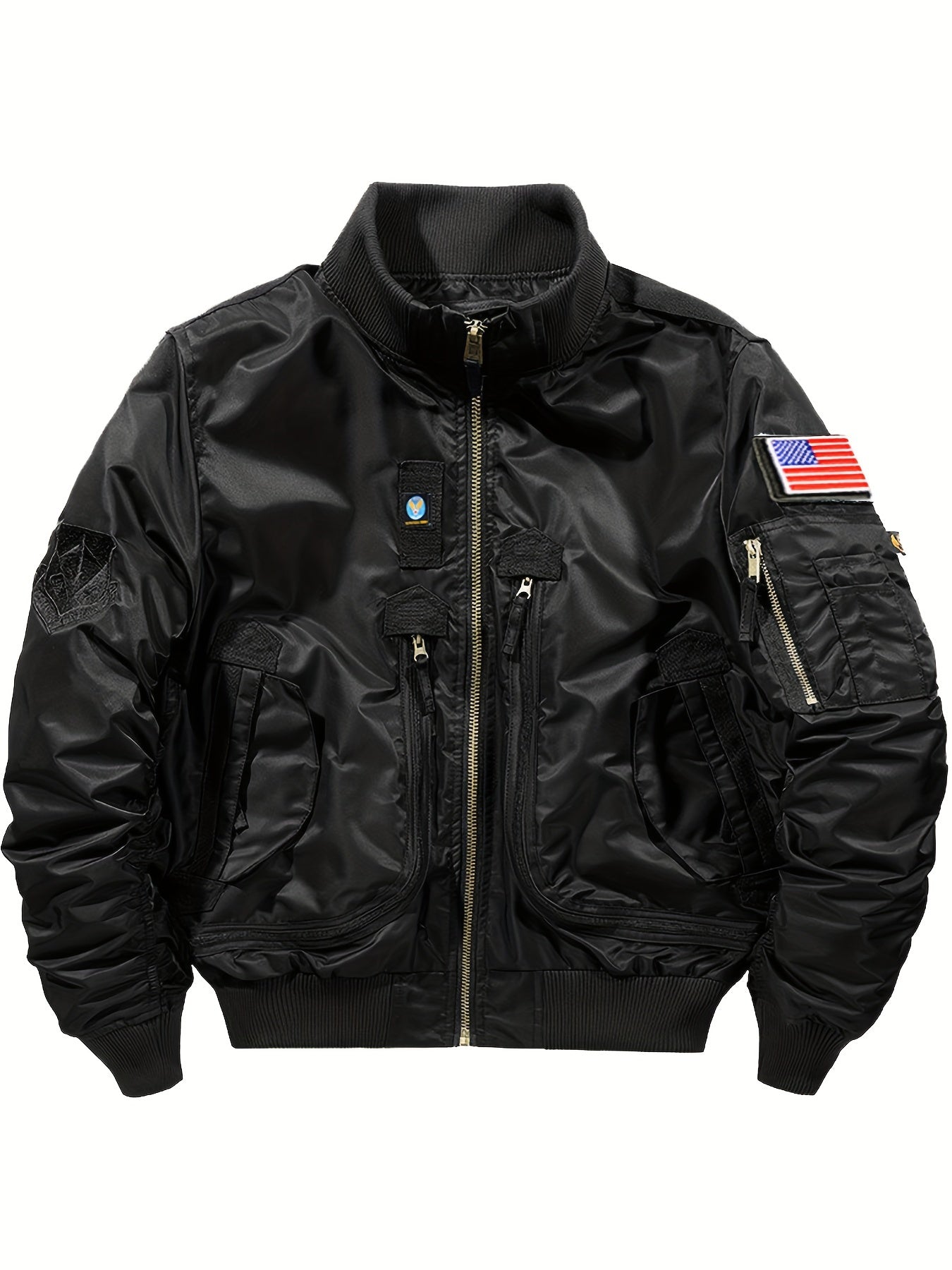 WW | Men's Tactical High-Collar Bomber Jacket - Perfect for Outdoor Activities