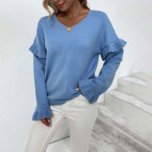WW | Lässiger und Bequemer Strickpullover für Damen