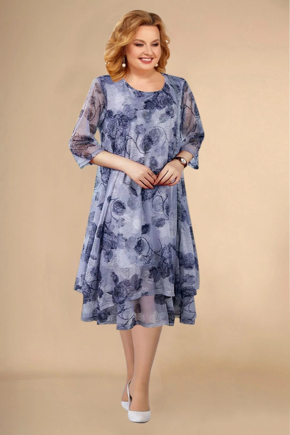 WW | Blüten Chiffonkleid