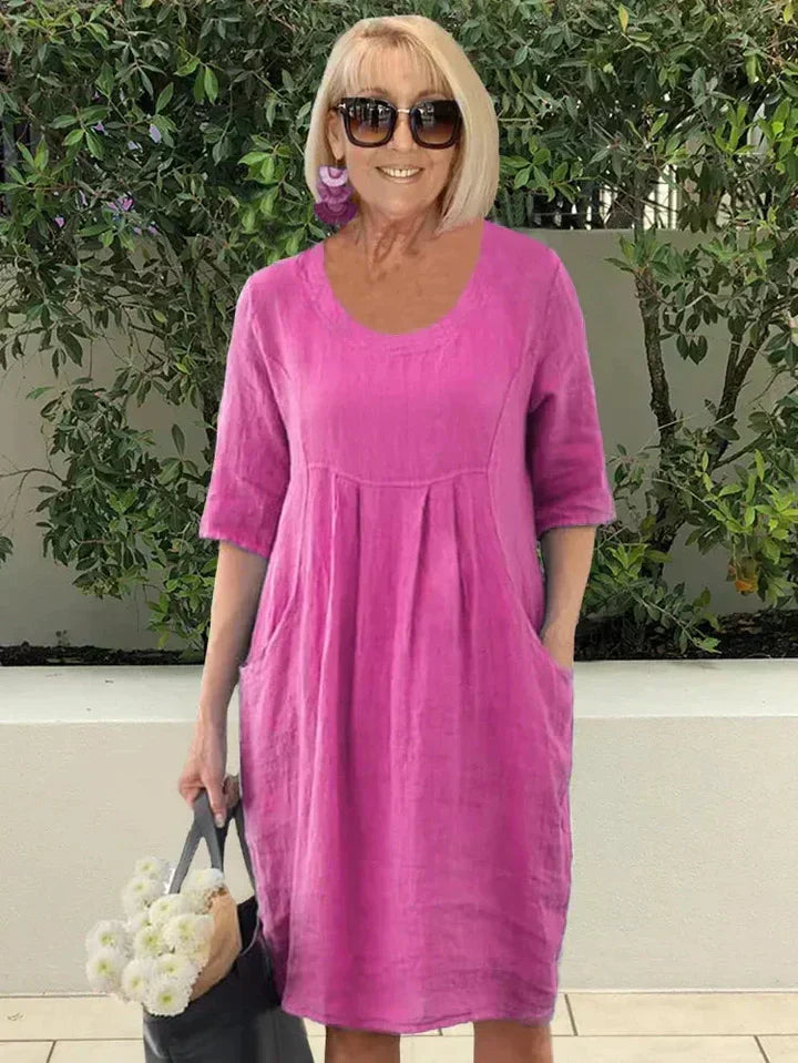 Bridget – Locker sitzendes Kleid mit Taschen