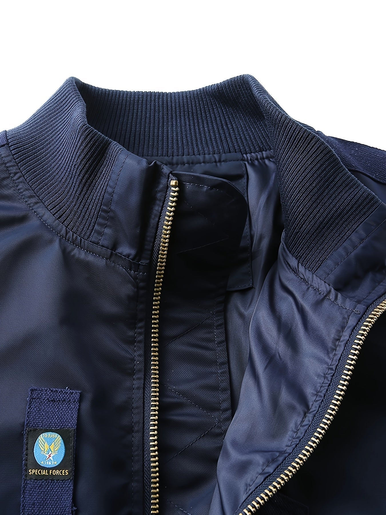 WW | Men's Stand-Up Collar Tactical Bomber Jacket - Perfect for Outdoor Activities