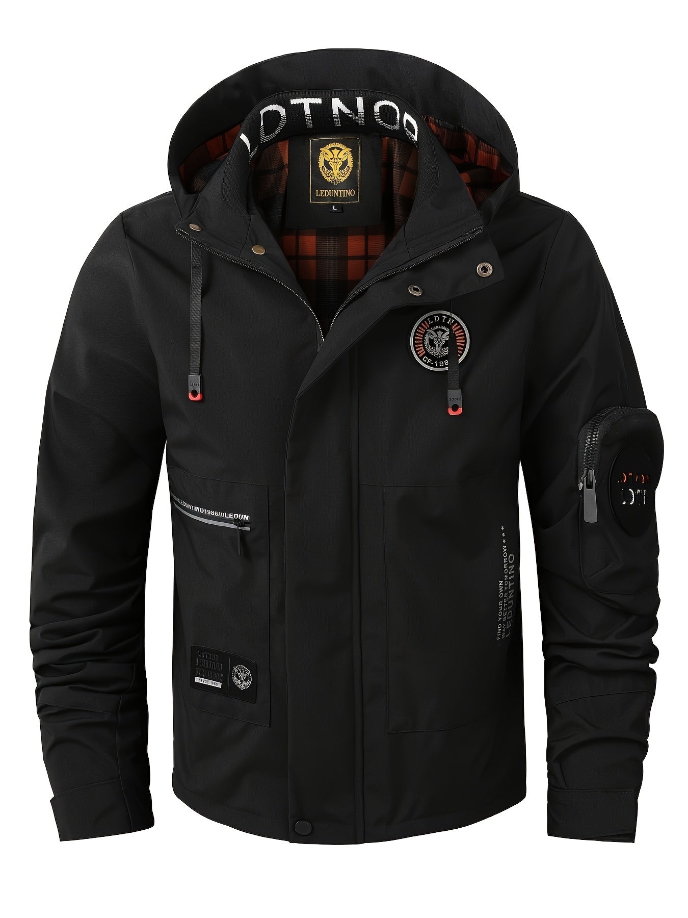 WW | Thick Long Sleeve Lapel Collar Winter Jacket for Men - Perfect for Outdoor Activities