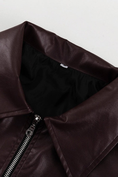 WW | PU-Leder Bikerjacke