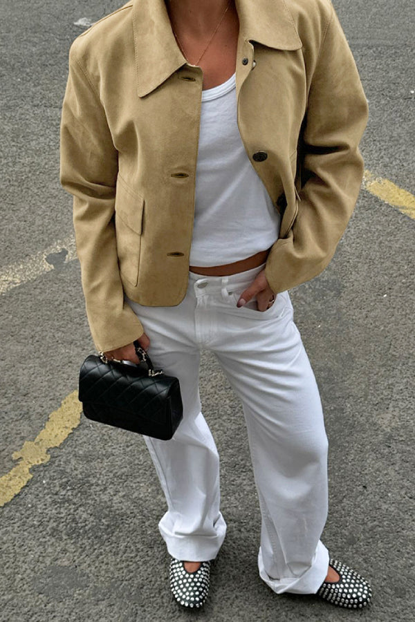WW | Wildleder Fashionjacke
