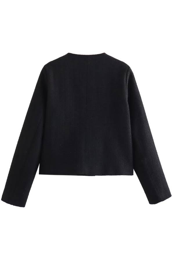 WW | Neck Slim Fit Color Block Women's Button-Down Jacket