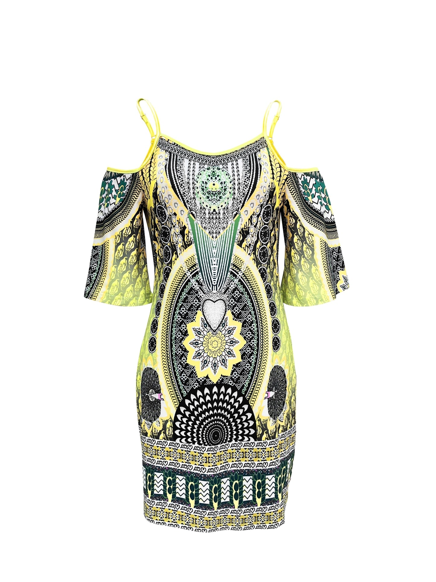 Ophelia | Boho Tunic Dress with Print