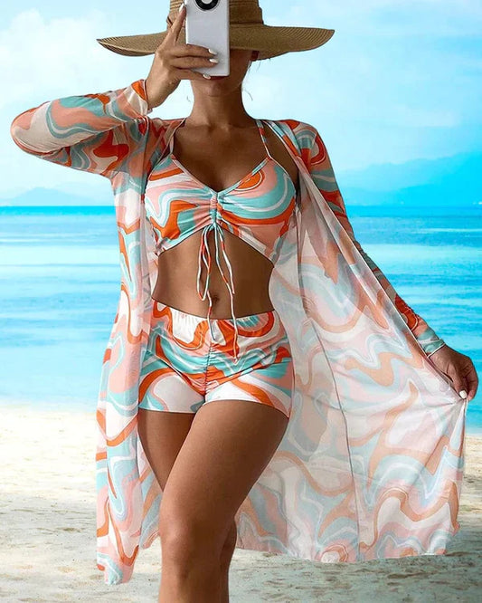 W&W - 3-Piece Floral Bikini Set