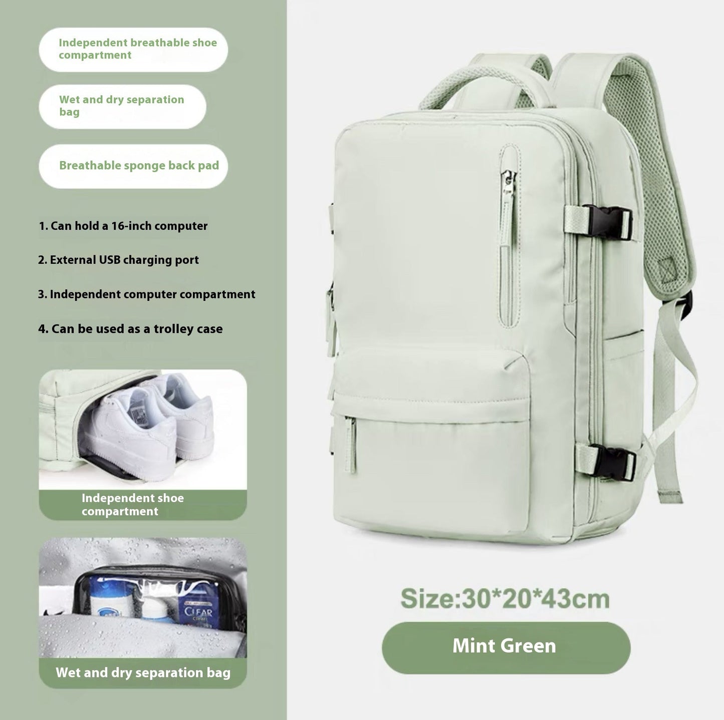 WW | Spacious Versatile Backpack