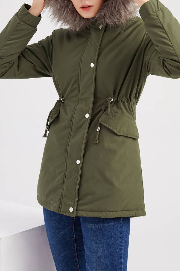 WW | Winter warmer Fleece Coat with Quilted Cotton Jacket