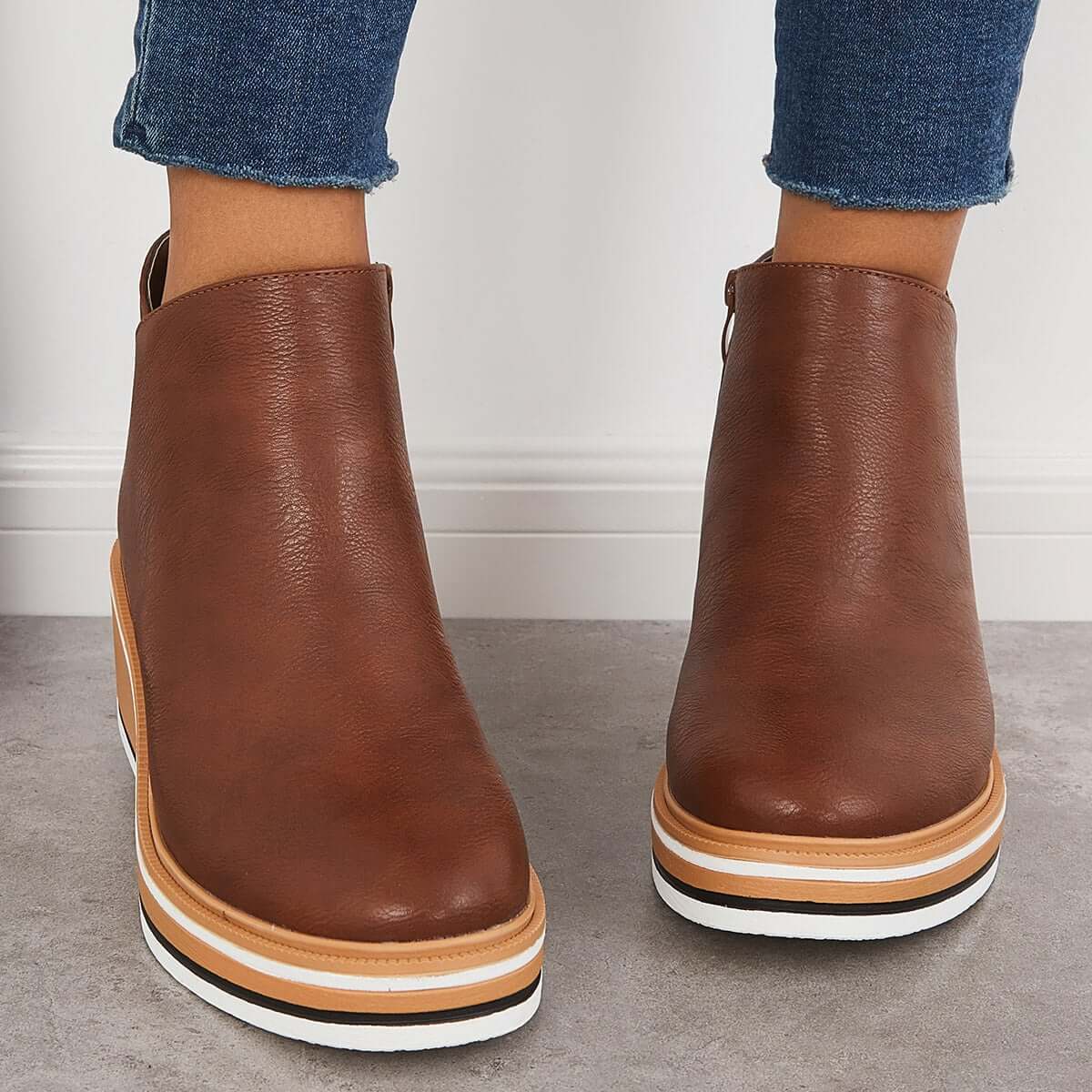 WW | Schicke Leder-Stiefeletten für den Alltagsstil