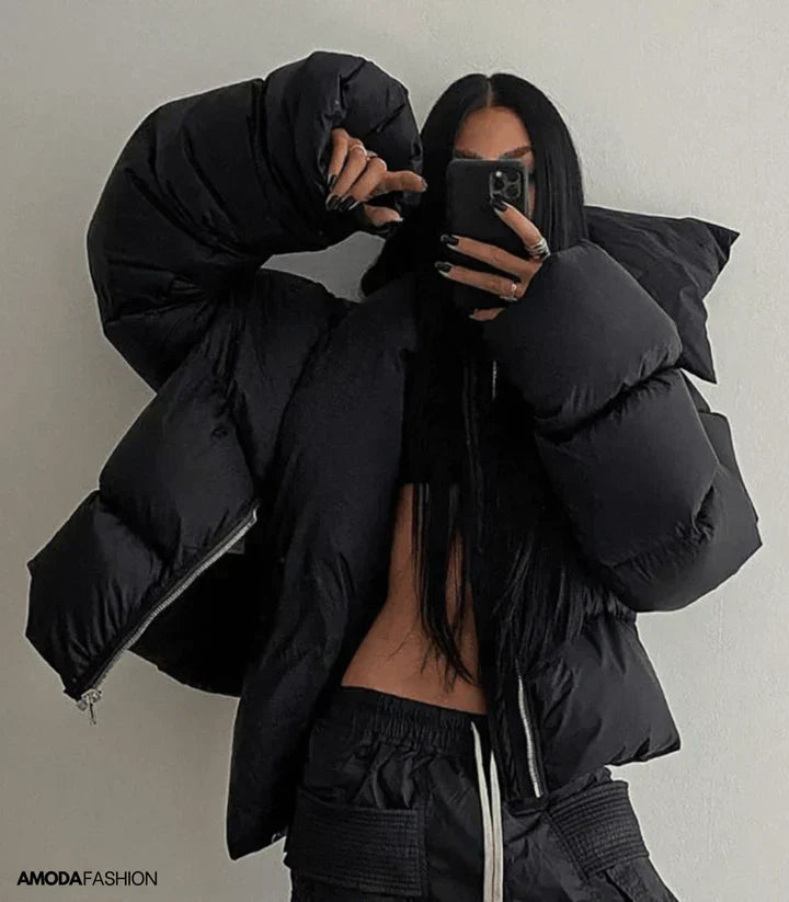WW | roll-neck puffer jacket