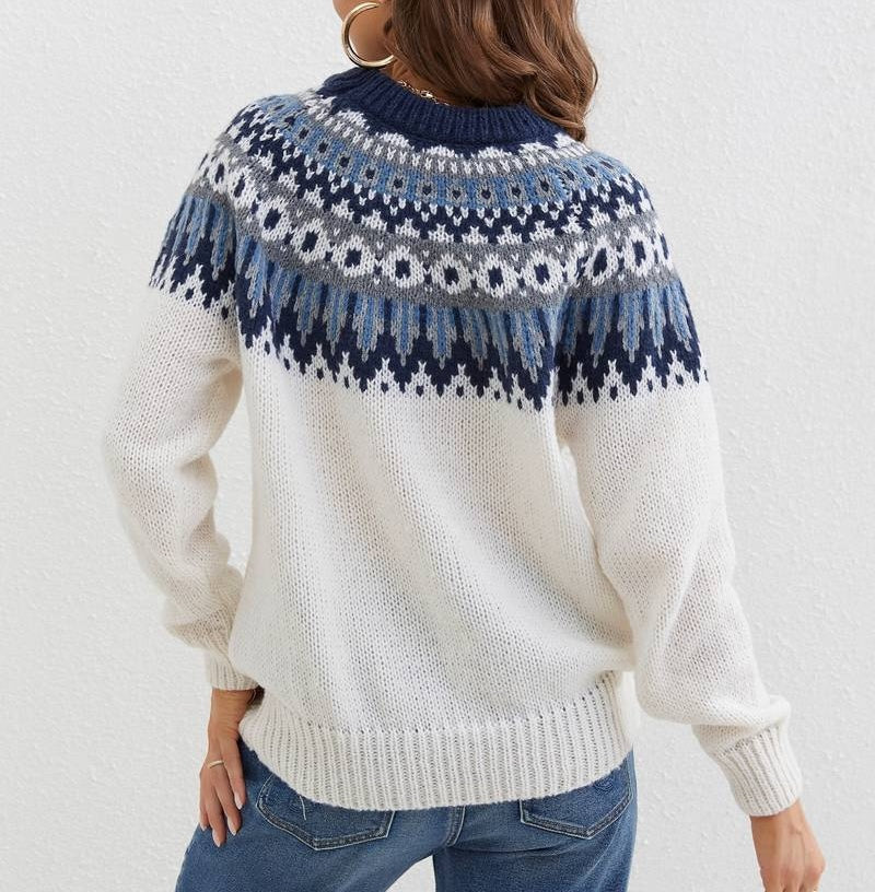 WW | Stylish ethnic-patterned sweater