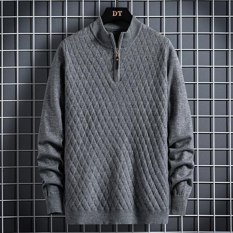 WW | Stilischer Herren-Reißverschluss-Pullover