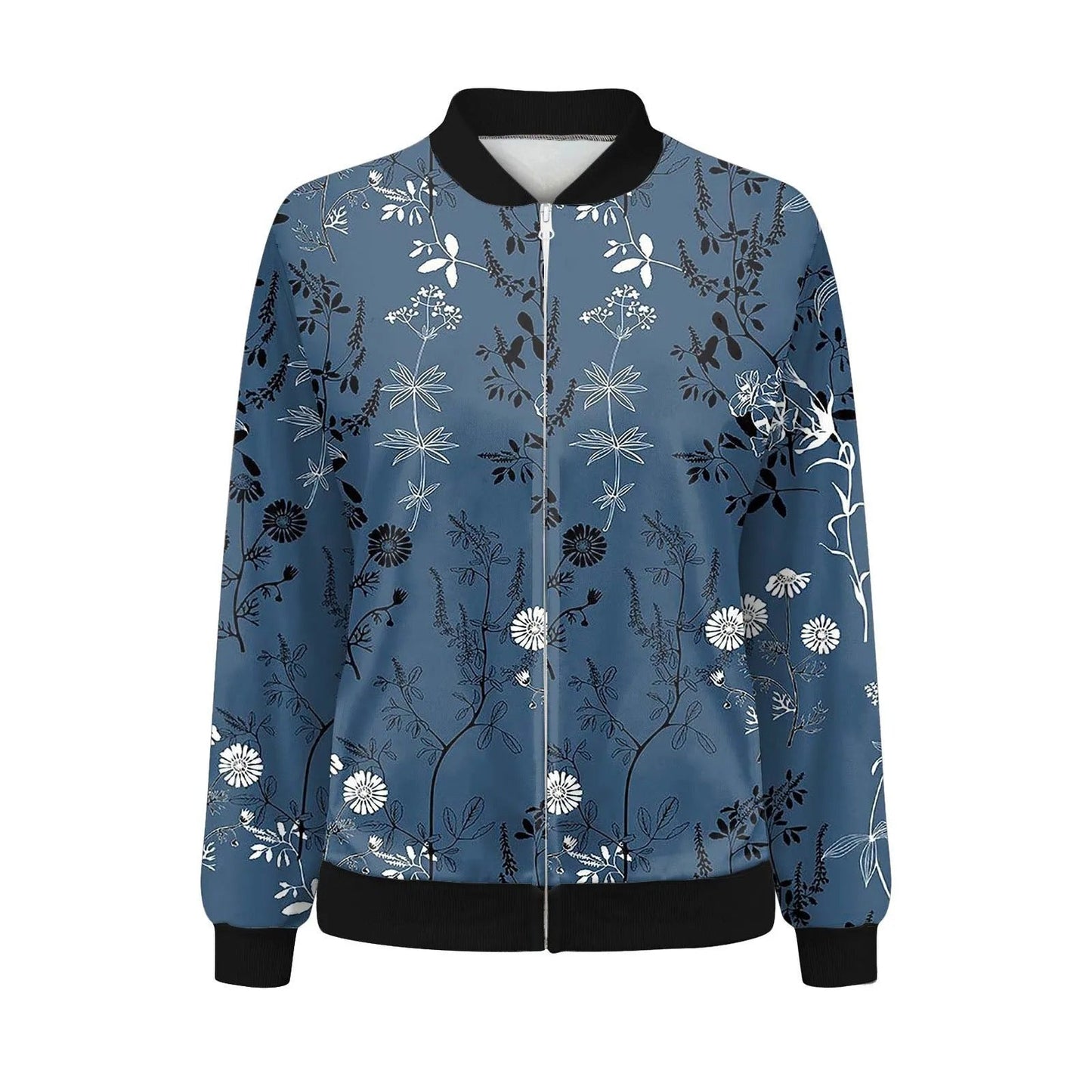 WW | Women's Summer Jacket with Fine Floral Pattern