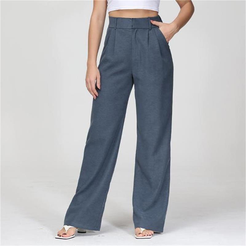 WW | High-Waisted Wide-Leg Palazzo Trousers