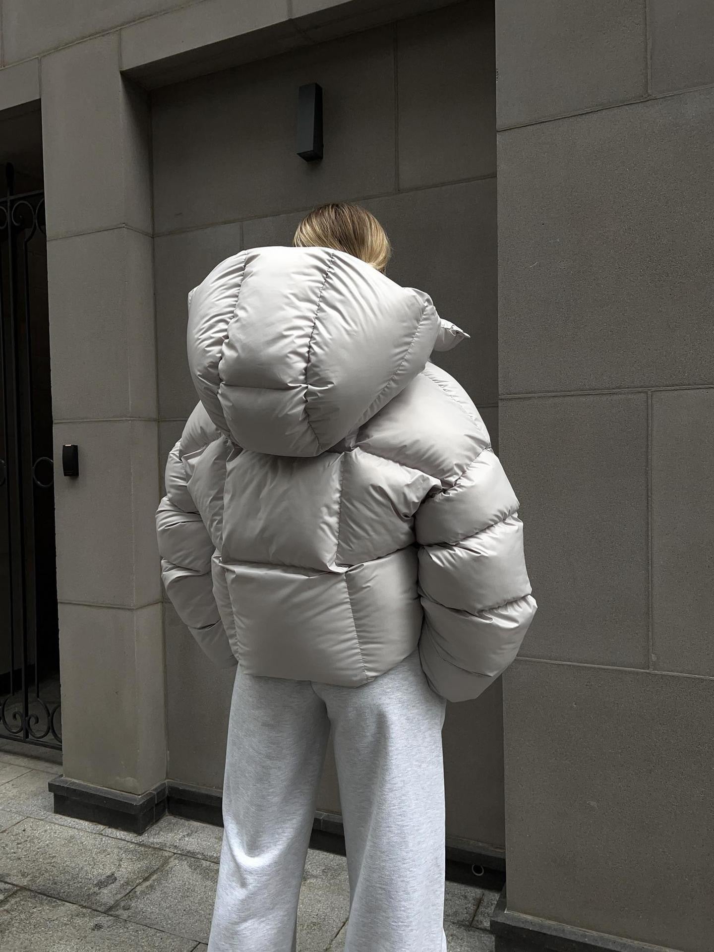 WW | Puffer-Jacke - Hoher Kragen Design - Warme Isolierung - Moderner Winterstil
