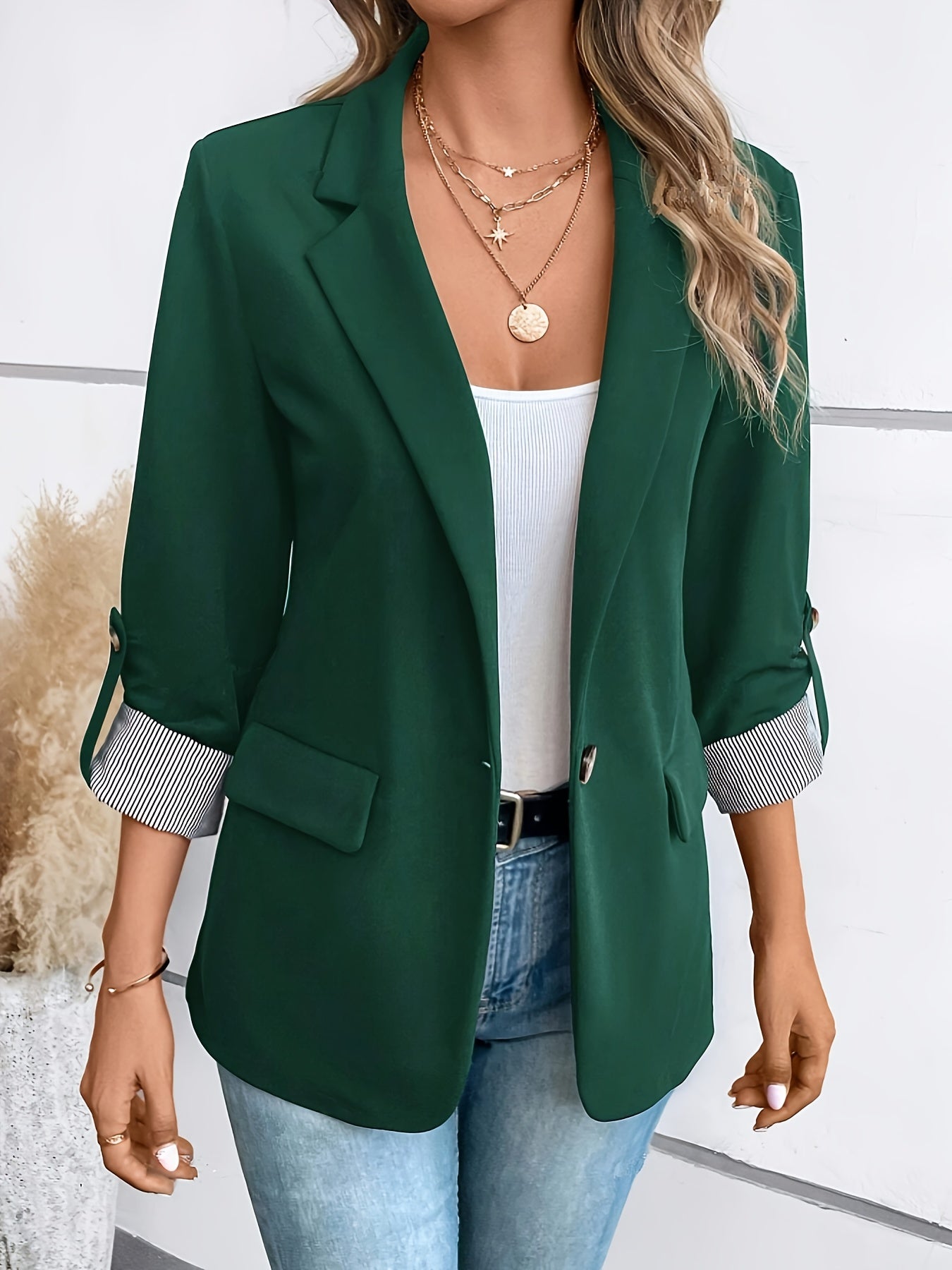 WW | Blazer Tailored fit Single-breasted Classic cut Flap pockets