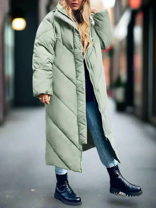 WW | Longline Puffer Mantel - Ultra-Warme Design - Leicht & Langlebig - Winter-Essential