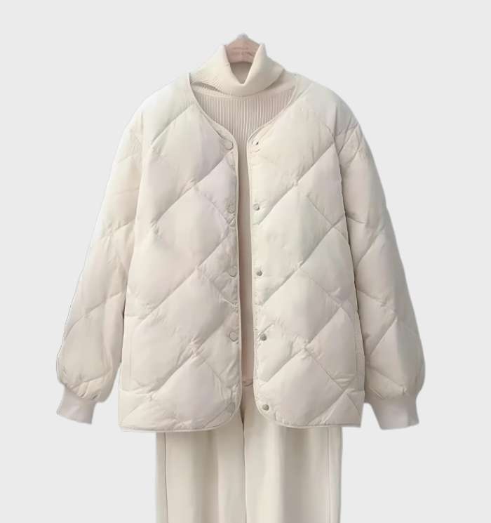 WW | Women's V-Neck Jacket with Button Closure