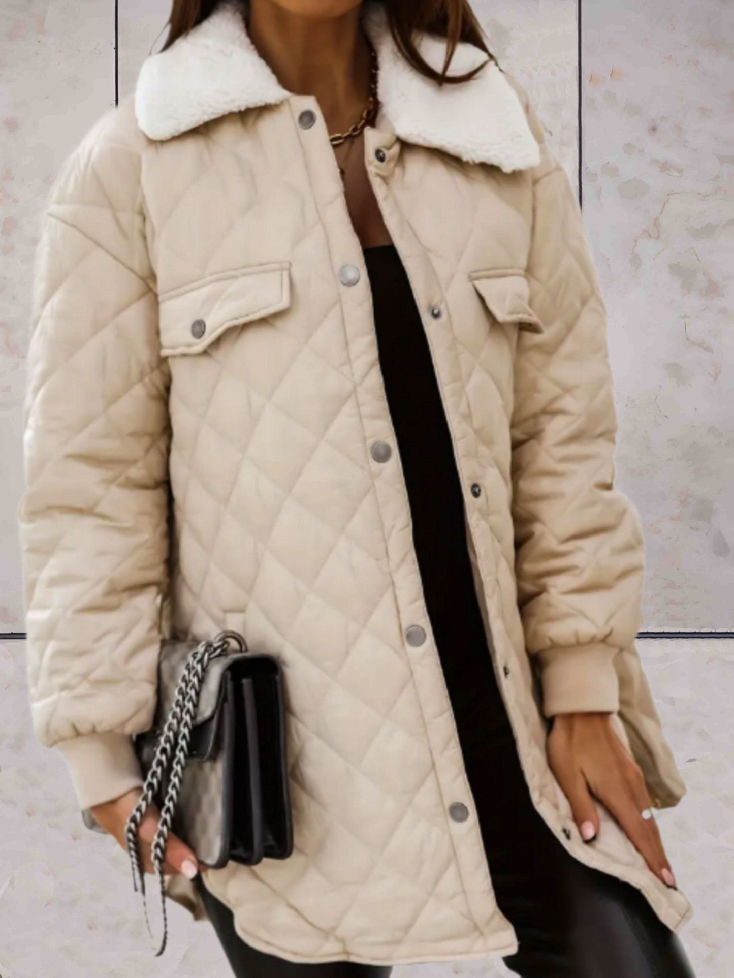 WW | elegant, cozy and modern long women's jacket