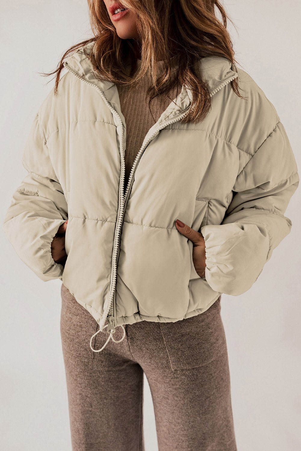 WW | Puffer Jacket - High Collar - Lightweight Warmth - Winter Casual