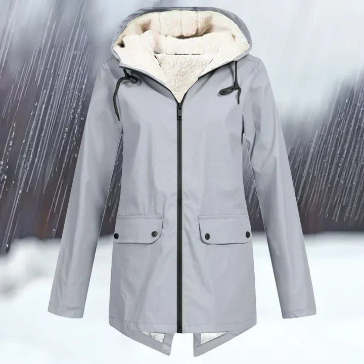 WW | und wasserdichte Jacke mit Kapuze und Verstärkung