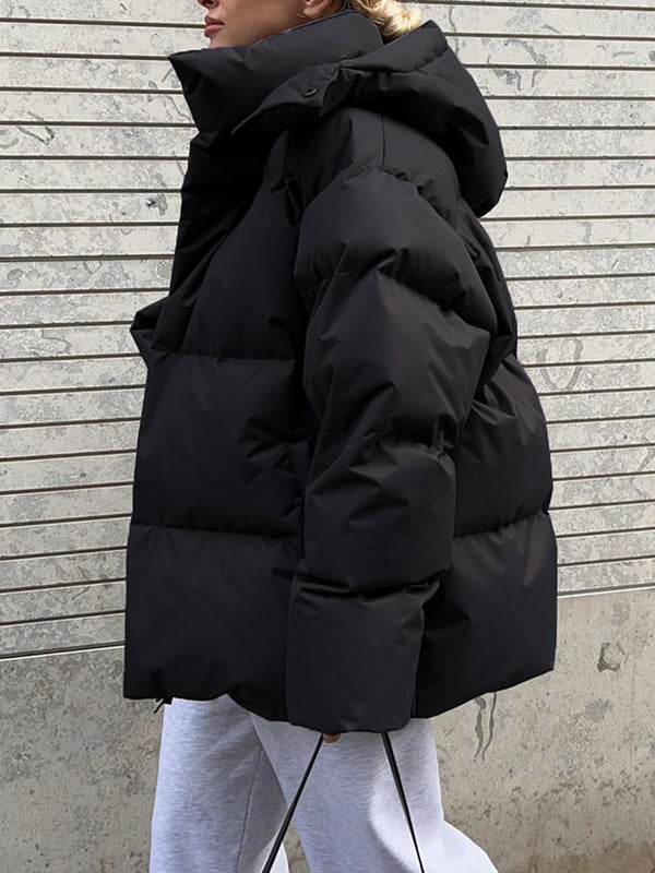 WW | Multicolor Kapuzenpufferjacke