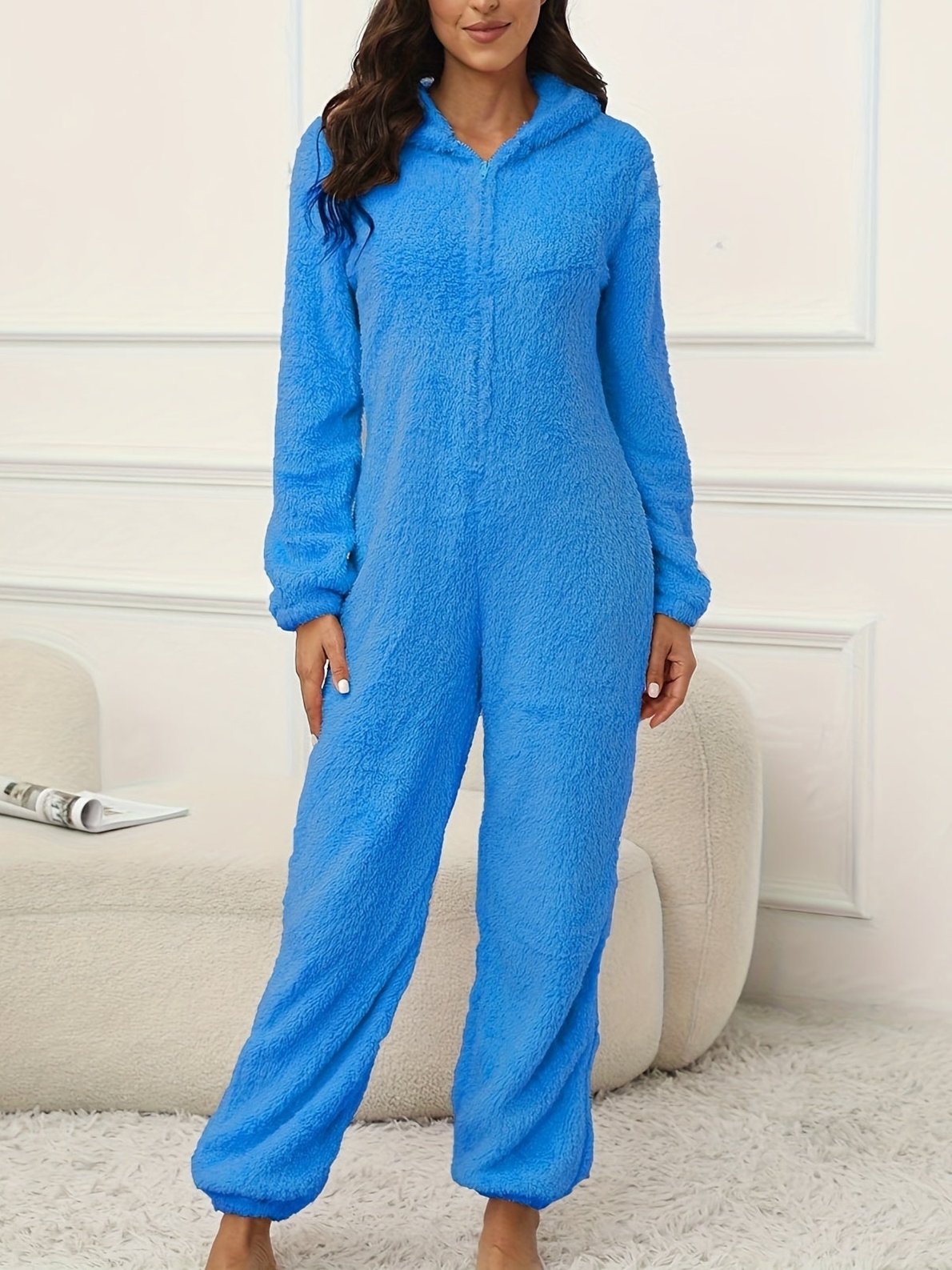 WW | Hooded Lounge Jumpsuit For Stylish Winter Comfort For Women