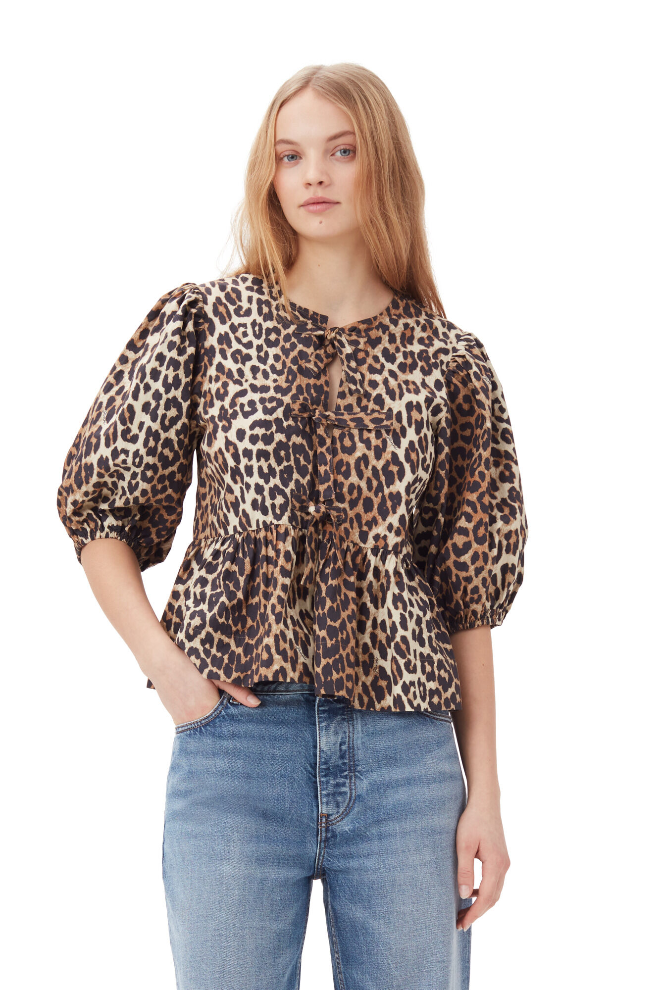 WW | Women's Blouse with Puff Sleeves for Stylish Looks