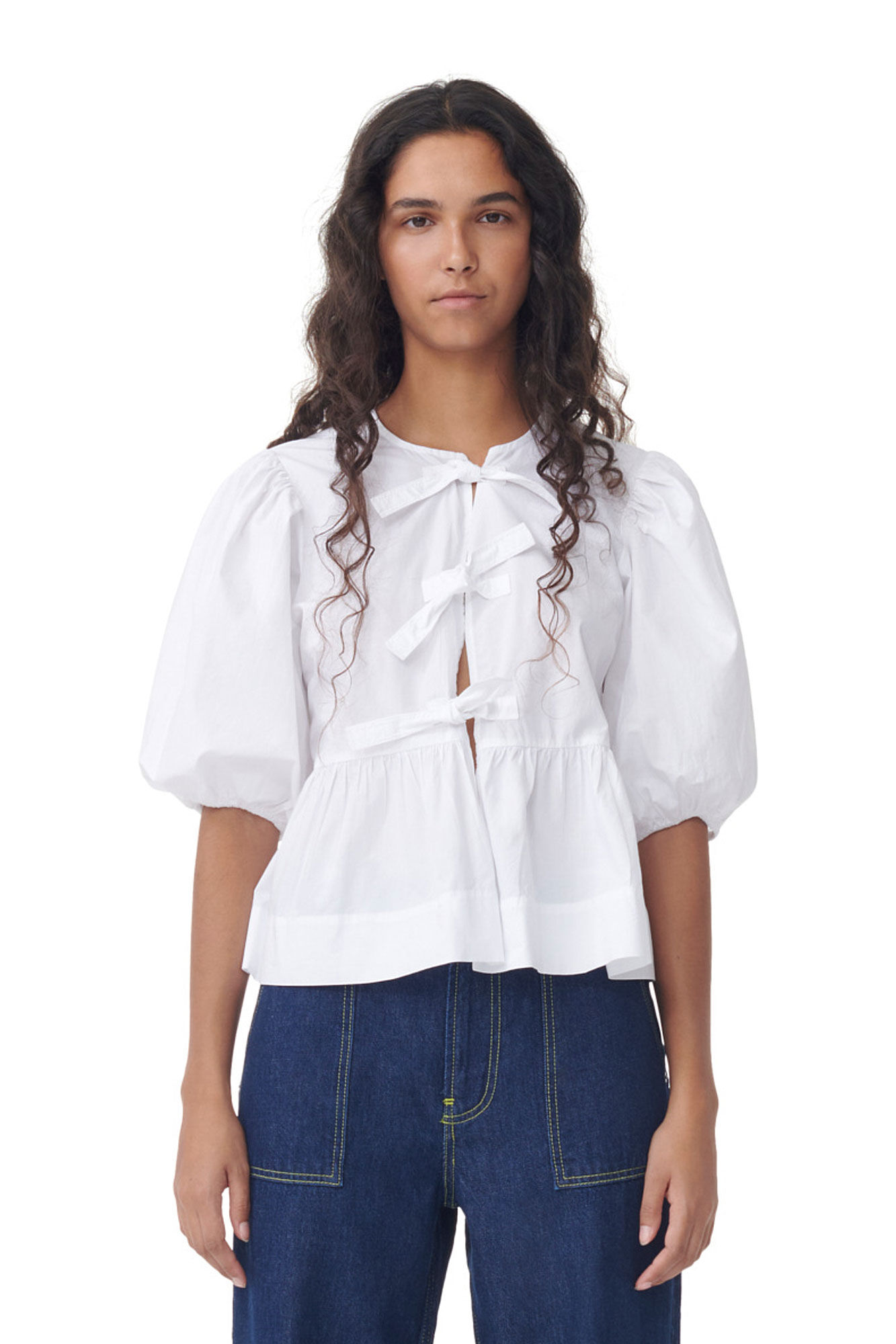 WW | Women's Blouse with Puff Sleeves for Stylish Looks