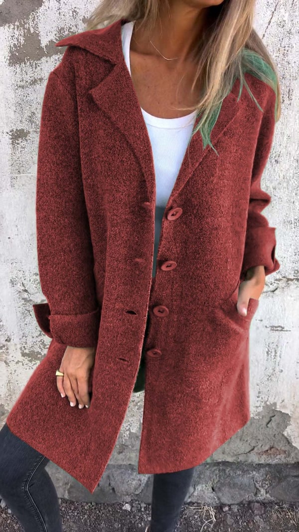 WW | Blazer Mäntel mit Knöpfen für Damen