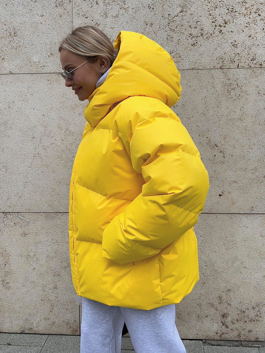 WW | Damen Oversize Winterjacke mit Kapuze