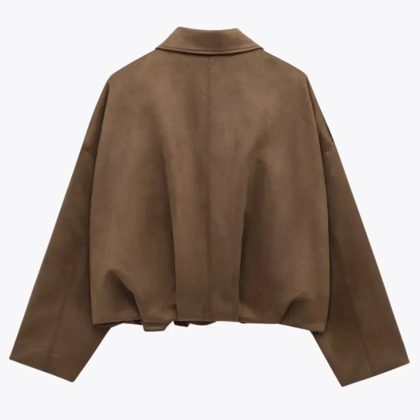 WW | Damen Oversized Wildleder Lederjacke