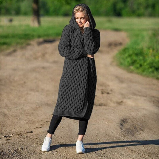 WW | Strickjacke mit Kapuze für Frauen